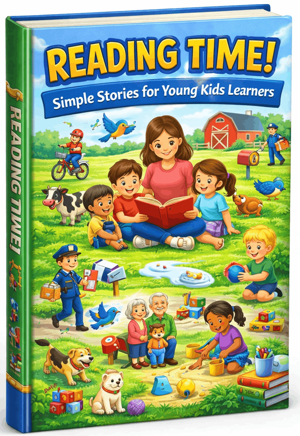 Reading Time simple Stories for Young Kids Learners
