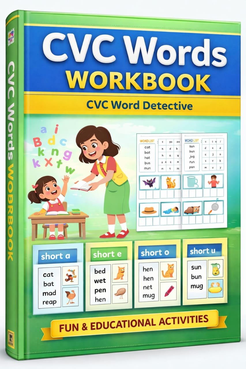 CVC WORDS WORKBOOK